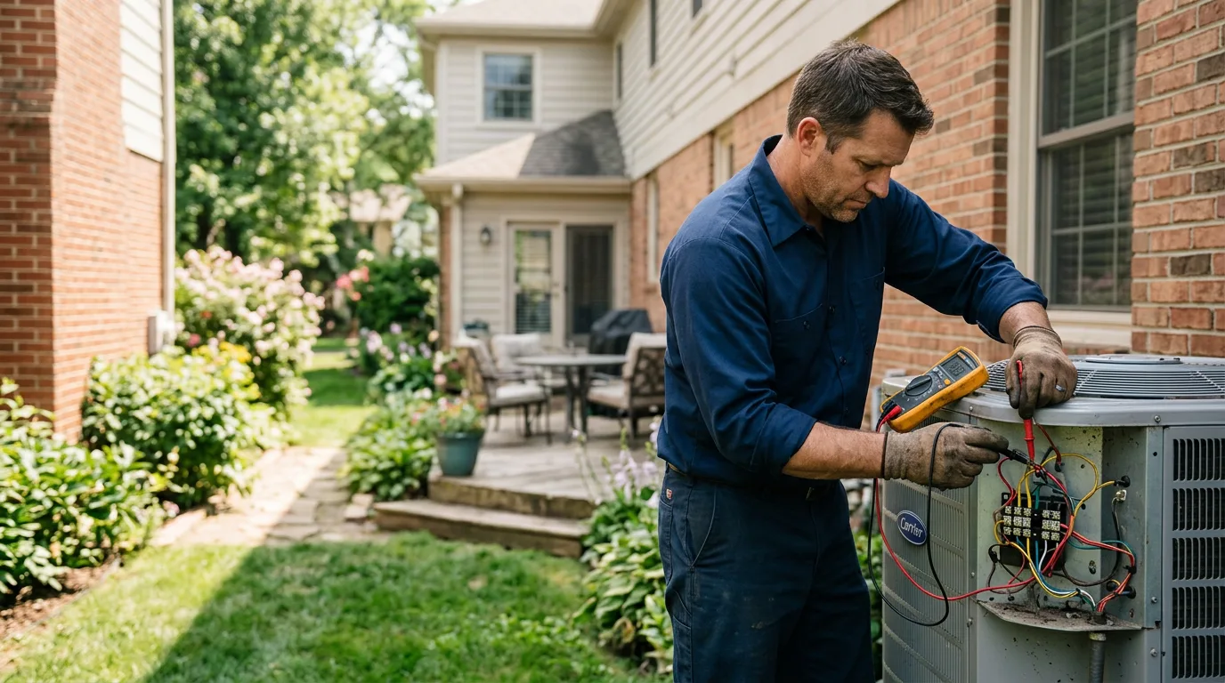 HVAC technician working near Merrimack, NH